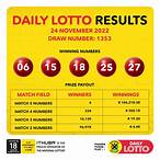 what was the lottery number today
